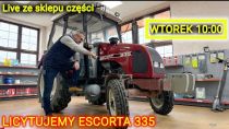 Embedded thumbnail for NA ŻYWO ZE SKLEPU CZĘŚCI - LICYTUJEMY CIĄGNIK ESCORT