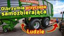 Embedded thumbnail for Piotr, specjalistycznym autem przywiózł OLBRZYMIĄ przyczepę samozbierającą Bergmann