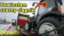 Embedded thumbnail for Artur jechał 2 dni! i dowiózł Czarny Ciągnik pod dom Zjechał z ciężarówki na śliską drogę