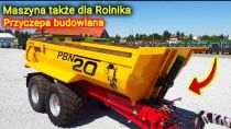 Embedded thumbnail for Przyczepa budowlana PBN 20 od Metaltech także dla Rolnika, który chce zarabiać