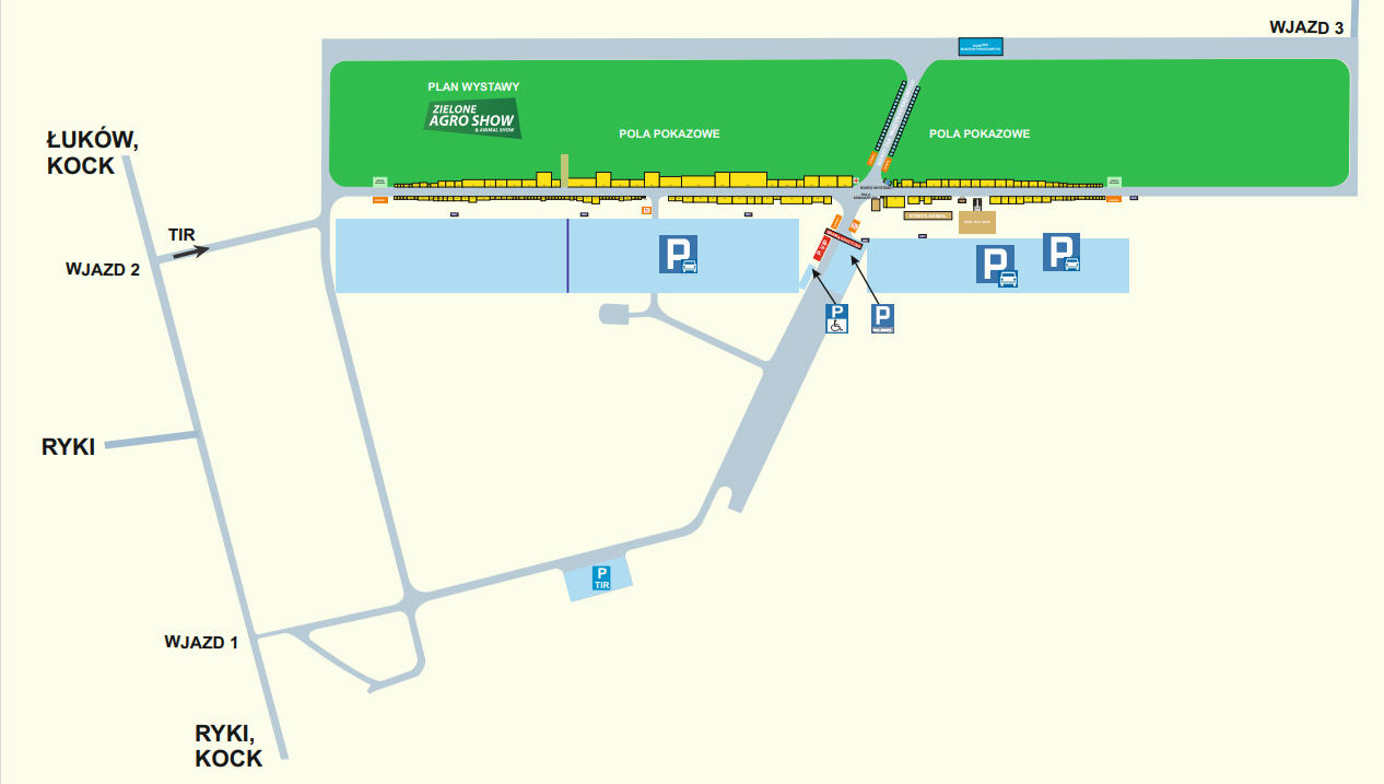 ZIELONE AGRO SHOW - ogólny plan wystawy