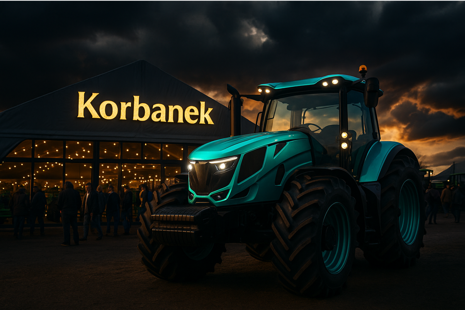 ZIELONE AGRO SHOW STOISKO KORBANEK GRAFIKA ARTYSTYCZNA