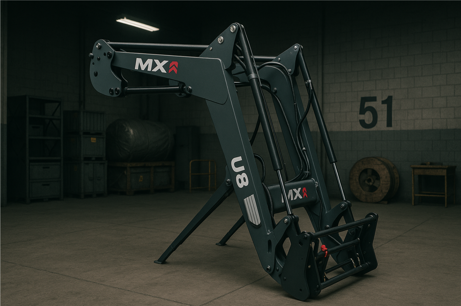 ŁADOWACZ UTILITY MARKI MX W MAGAZYNIE