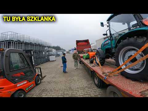 Embedded thumbnail for TO SIĘ MOGŁO SKOŃCZYĆ TRAGEDIĄ. WÓZKIEM WIDŁOWYM PO LODZIE