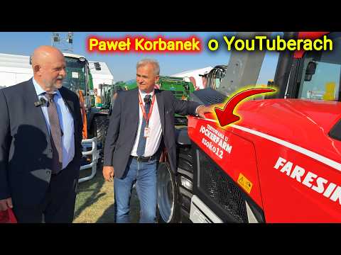 Embedded thumbnail for Paweł Korbanek ujawnia prawdę o współpracy z AGRO YouTuberami podczas AGROSHOW Bednary 2024