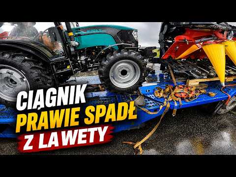 Embedded thumbnail for CIĄGNIK PRAWIE SPADŁ Z LAWETY
