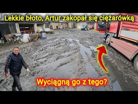 Embedded thumbnail for Artur totalnie zakopał się w błocie Na ratunek New Holland Czy da radę?