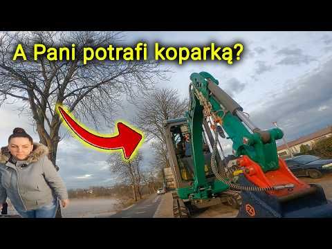 Embedded thumbnail for Co zachwyca Kobietę w koparce? &amp;quot;Prawdziwy Caterpillar&amp;quot;?
