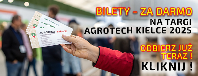 Slider Targi Agritech Kielce 2025 Bilety za darmo