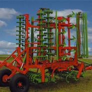 Złożony do transportu agregat uprawowy składany hydraulicznie do uprawy przedsiewnej typ ATLAS Unii