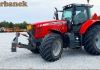 Ciągnik Massey Ferguson, kupiony w firmie Korbanek testowany na siłę uciągu