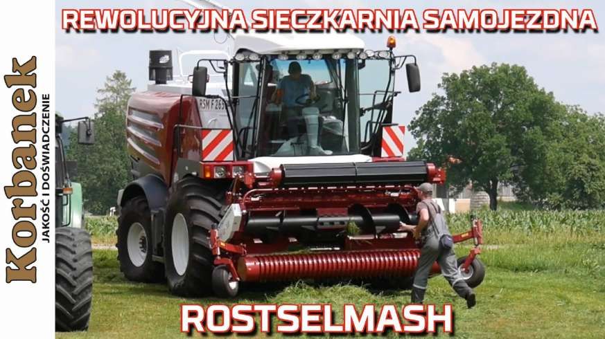 Sieczkarnia Samojezdna RSM F 2650 Rostselmash w Niemczech od Korbanek