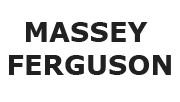 logo Massey Ferguson w kolorze czarnym 