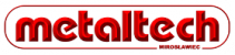 Logo firmy Metaltech produkującej przyczepy, sprzedawane przez korbanek.pl 