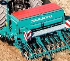 Siewnik zbożowy mechaniczny Sulky Tramline CE w zestawie uprawowo-siewnym