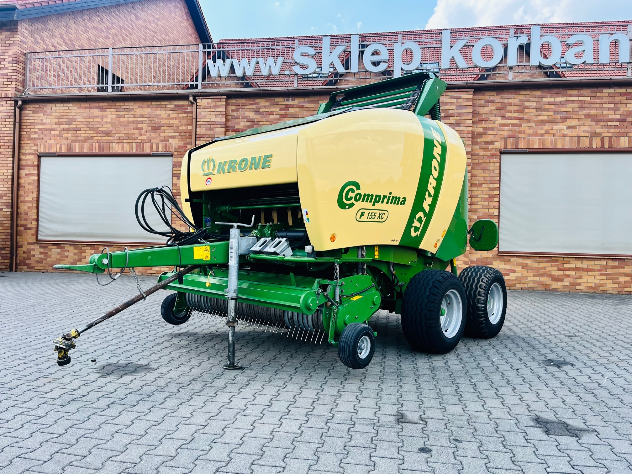 Prasa stalokomorowa lancuchowa krone comprima F 155 XC plac korbanek