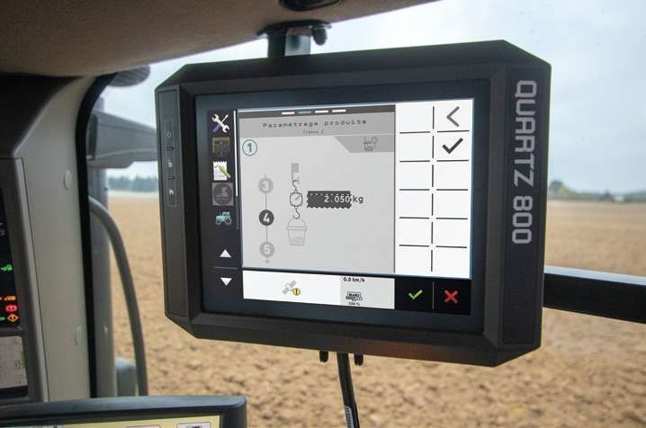 Terminal uniwersalny ISOBUS Sulky QUARTZ 800 Terminal uniwersalny ISOBUS Sulky