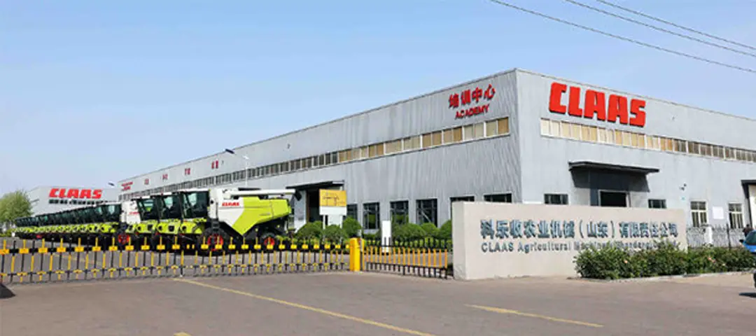 Fabryka kombajnów Claas w Chinach.