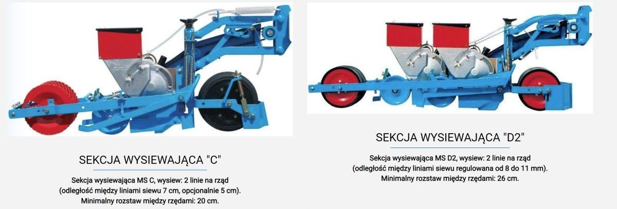 Zdjęcie dwóch typów redlic 