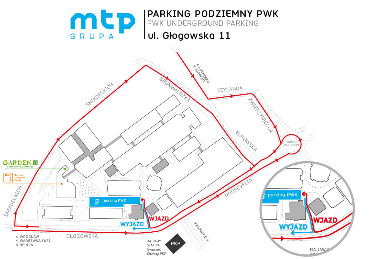 Mapa dojazdu na targi Budma w Poznaniu, gdzie będzie stosiko Korbanek