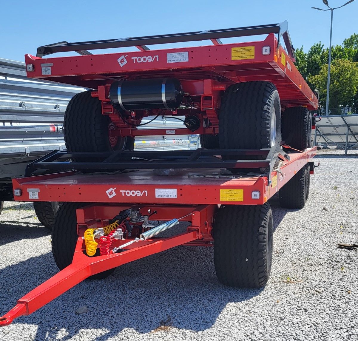 Czerwona platforma Metal-Fach typ T009/1
