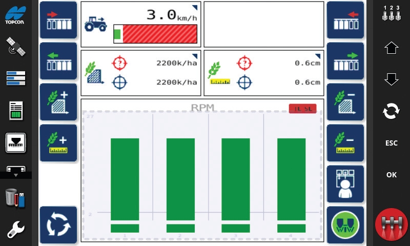 Oprogramowanie do siewnika punktowego z napędem elektrycznym zgodne z ISOBUS