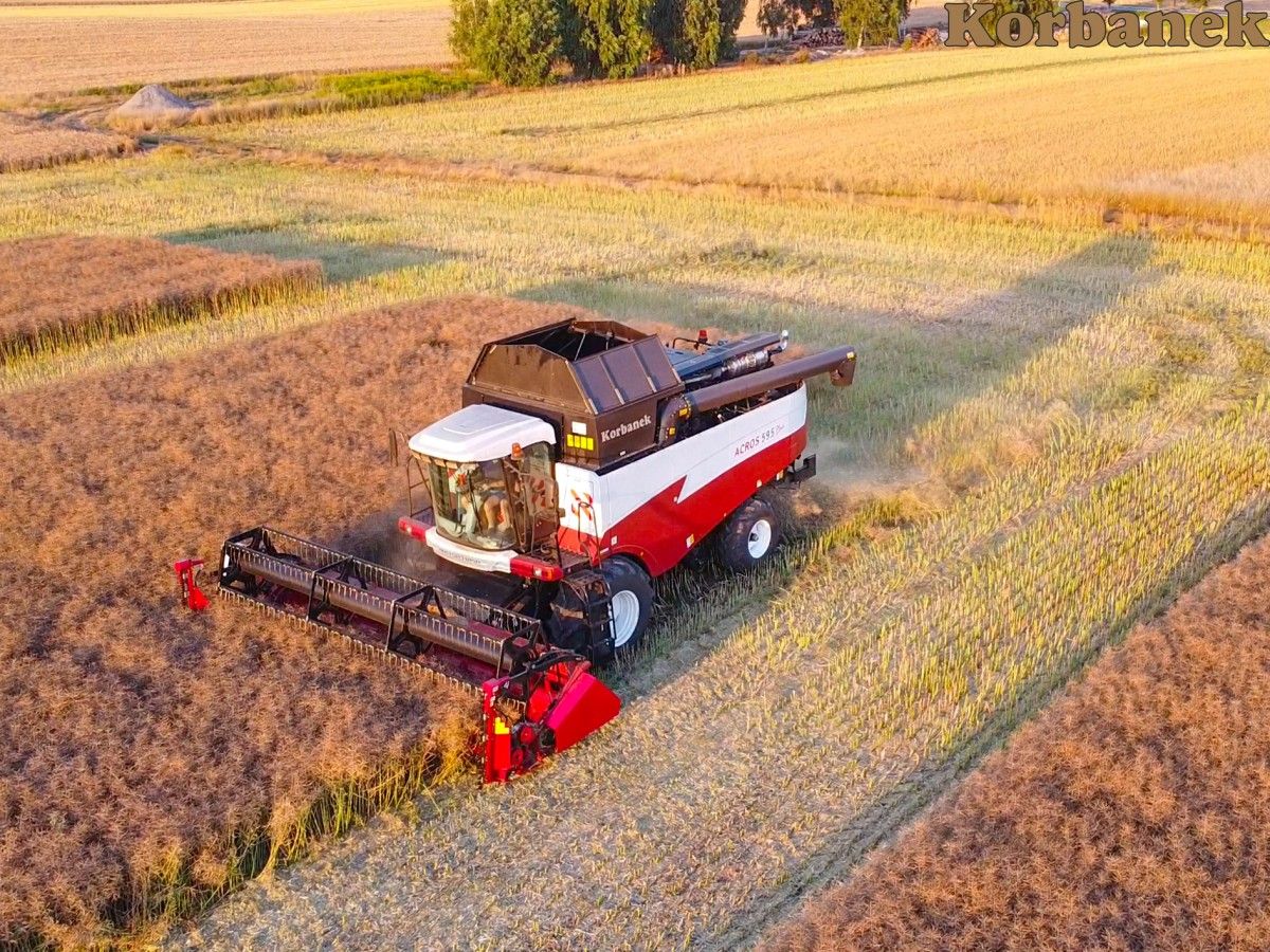 Kombajn Rostselmasch u Jockerfarm