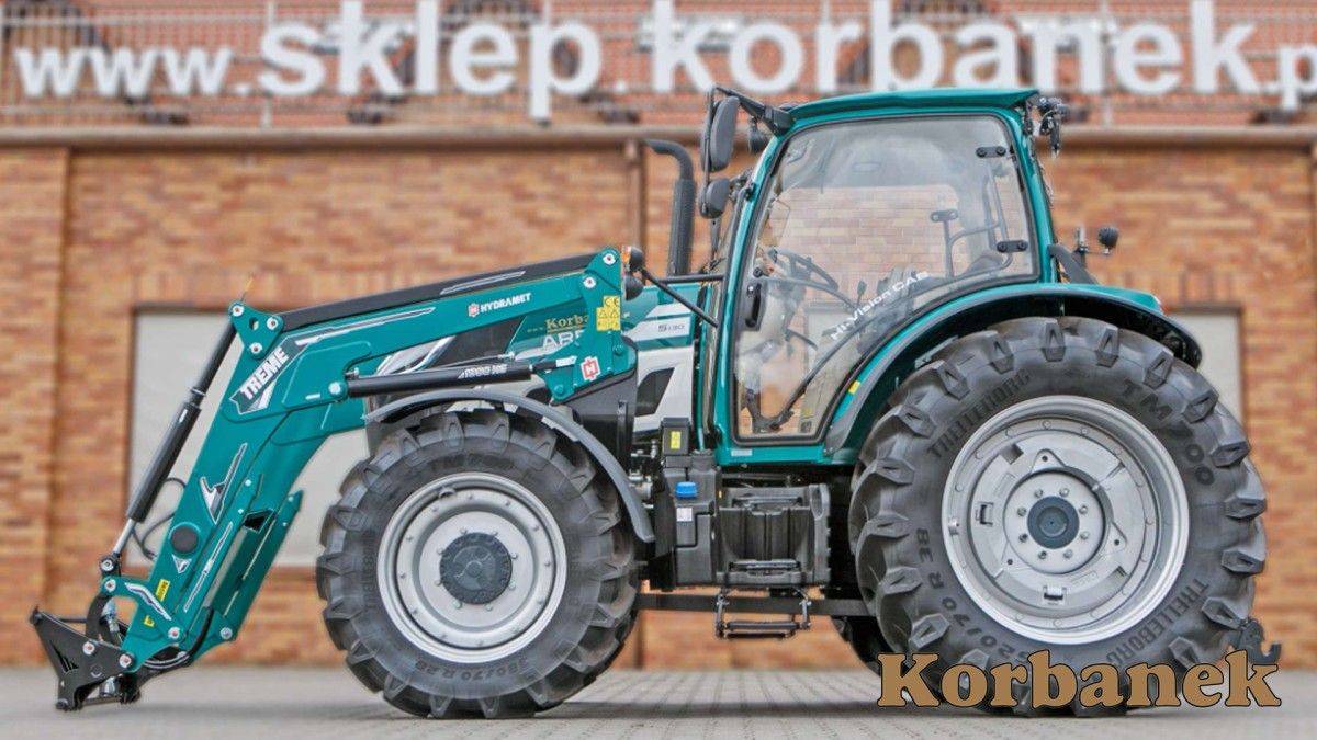 Ciagnik Arbos 5130 z ładowaczem Hydramet Xtreme2