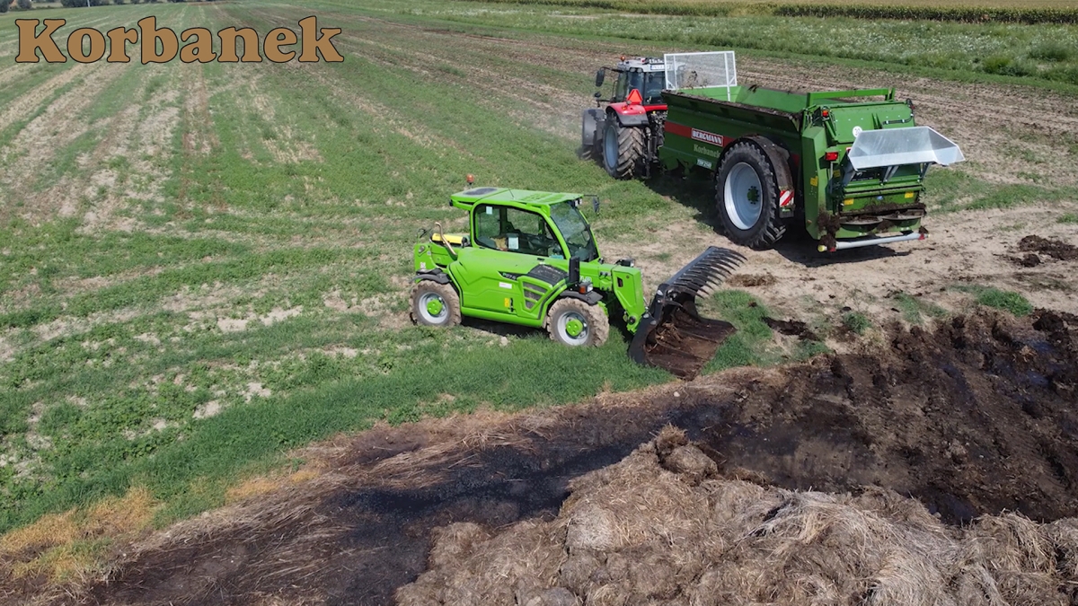 Szymn niedawno zakupił ciągnik MF 7718 S, czy dał sobie radę z Bergmannem TSW2140?