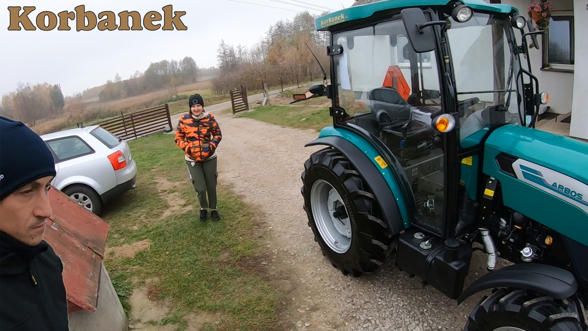 Małżeństwo sadowników zakupił ciągnik Arbos 2040 od Korbanek, aby zastąpić wysłużoną 60-tkę