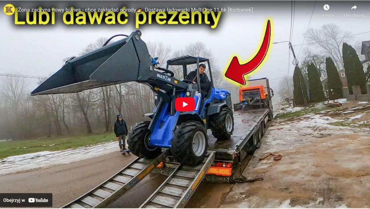 Film z dostawy ładowarki