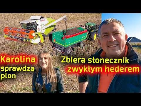 Embedded thumbnail for Leszek do Karoliny Nie czekam już na usługę zbioru SŁONECZNIKA! Zmodyfikowałem swój HEDER ZBOŻOWY