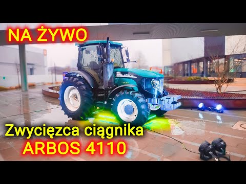 Embedded thumbnail for NA ŻYWO Wręczenie ciągnika ARBOS 4110 Zwycięzca konkursu Top Agrar