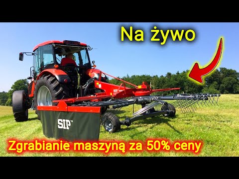 Embedded thumbnail for Live z terenu zgrabianie maszyną za pół ceny