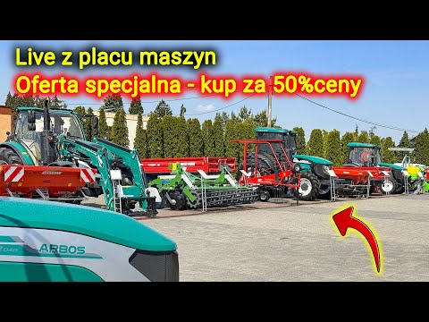 Embedded thumbnail for Live z placu specjalna oferta na maszyny u Korbanka