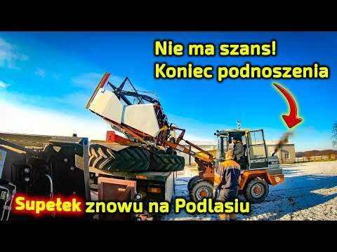 Embedded thumbnail for Supełek ma trasy z kombajnami na Podlasie Nie ma łatwo Ładowarka nie zdejmie hederu