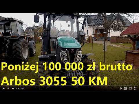 Embedded thumbnail for Poniżej 100 000 zł brutto dokupił Arbosa 3055 Ma też Massey Fergusona 3060 Czy zadowolony?