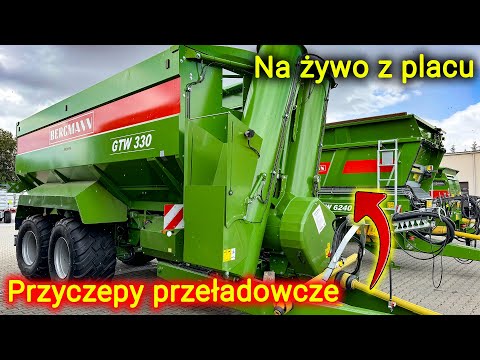 Embedded thumbnail for Live z placu Korbanka Przyczepy przeładowacze Bergmann i inne