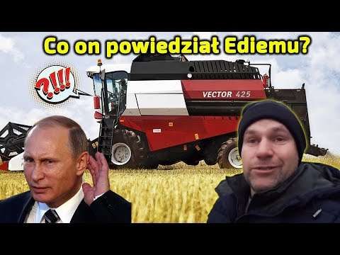 Embedded thumbnail for Edi Farmer zaniemówił Co powiedział kombajn Vector 425 od Rostselmash