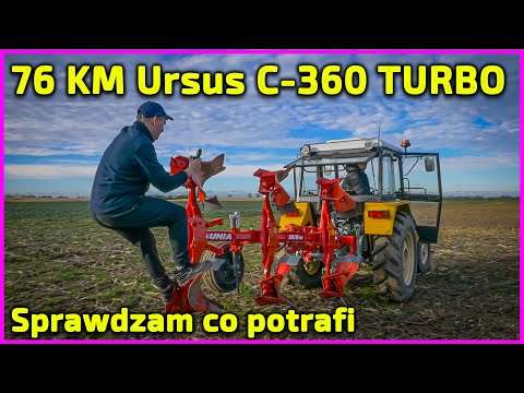 Embedded thumbnail for 76 KM ! Ursus C-360 TURBO Rolnik z Hollywood+Jockerfarm+Matheo780 Emocjonujący test na 3 ciągniki