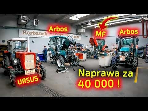 Embedded thumbnail for W warsztacie ciągniki: URSUS, ARBOS, Massey Ferguson Cena części 40 000 zł ! Kierownik naprawia