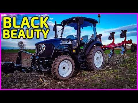 Embedded thumbnail for Piękny czarny ciągnik Black Beauty Arbos 3055