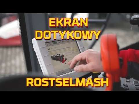 Embedded thumbnail for Ekran DOTYKOWY w kombajnach Rostselmash 10&amp;#039;