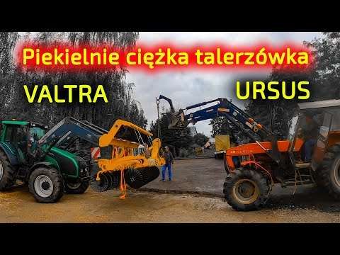 Embedded thumbnail for Piekielnie CIĘŻKA talerzówka URSUS i Valtra mają kłopoty !