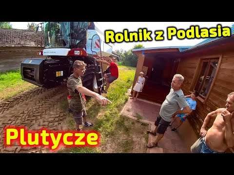 Embedded thumbnail for Piciu w Plutyczach na Podlasiu mijał Gienka i Andrzeja  Rolnicy czekają tam na ten kombajn
