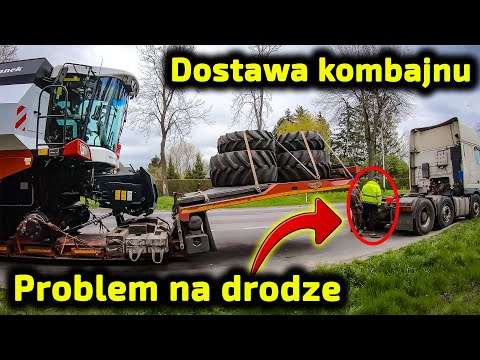 Embedded thumbnail for Ponad 600 km konwój z kombajnem Problem w okolicy Zamościa Zobacz co się stało