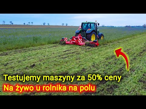 Embedded thumbnail for Live z pola u Rolnika Testujemy na żywo maszyny za 50% ceny