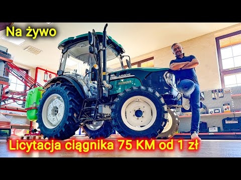 Embedded thumbnail for Na żywo ze sklepu części licytacja ciągnika 75 M od 1 zł?