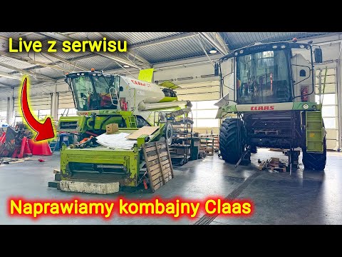 Embedded thumbnail for Live z serwisu kombajny Claas i nie tylko