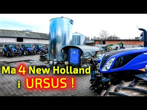 Embedded thumbnail for Ma 4 ciągniki New Holland i kombajn Garażuje tylko URSUSA